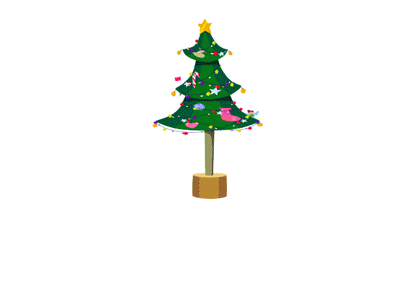 Christmas Tree animation illustration motion design sticker set ui