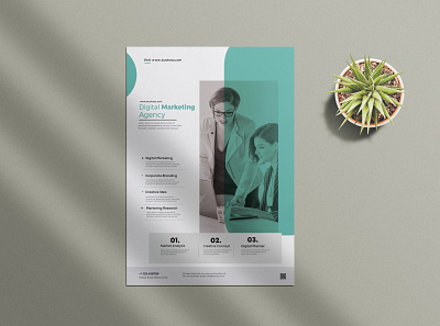 Professional Corporate Business Flyer a4 brand identity branding business business flyer design corporate design flyers letterhead mockup print template