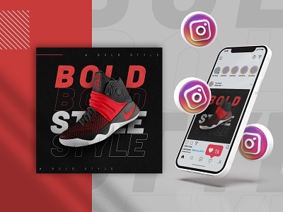 Social Media Banner | Instagram Post | Shoe Ads Post ads banner banner ads design elegant instagram instagram post modern post product design shoe ads shoe ads banner social media social media banner