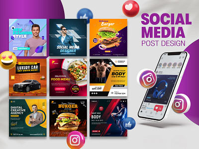 Social Media Post Design | Instagram Banners | Ads