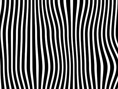 Straight waves black and white optical illusion trippy waves