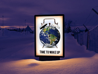 Global Warm(n)ing poster 1 alarm earth global global warming heat poster world