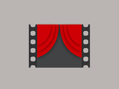 Movie+Curtain Minimal Logo