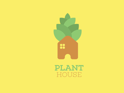 Plant House Logo Concet