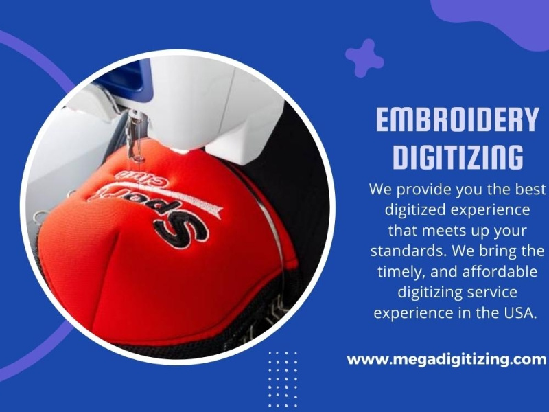 Embroidery Digitizing by Mega Digitizing on Dribbble