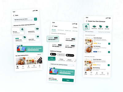 Fitco Eats 3.0 app catering design foods healthy ui ui design ux