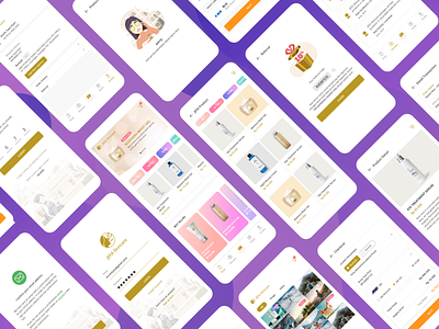 Jefa Skincare app design ui ux