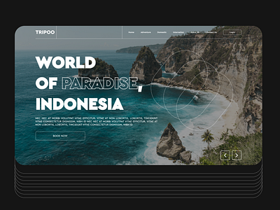 Landing Page Design for Travel Website