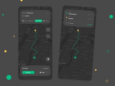 Location Tracker 020 app build a route daily ui dailyui design location location tracker map mobile app route tracker ui