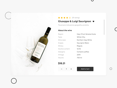 E-Commerce Shop (Single Item) 012 daily ui dailyui desktop e commerce e commerce shop item online shop online store single item ui web design wine wine shop