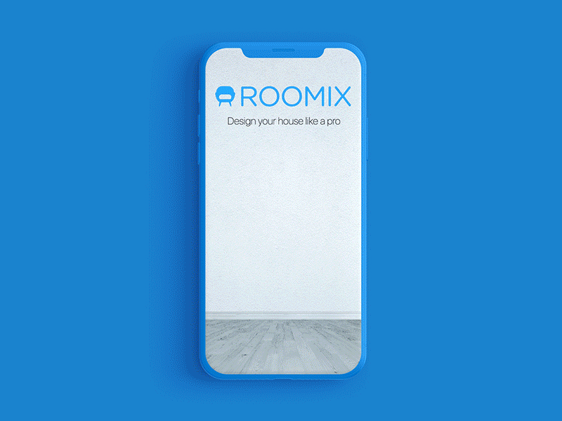AR - interior design app - Roomix app ar design furniture interior ios iphone mobile product ui ux virtual reality vr