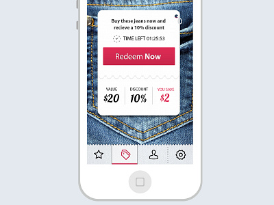 Beacon Retail App app beacon design ecommerce ios jeans mobile mobiledesign retail