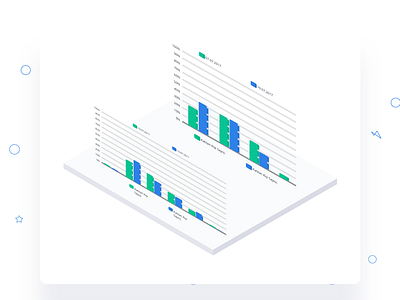 Simple Report Analyze analyze app dribbble isometric report simple web