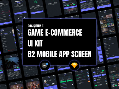 Game ECommerce UI Kit - UI8