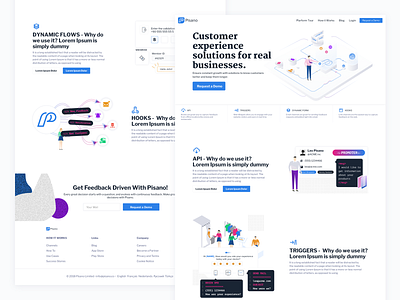 Pisano I Integration branding customer design dribbble experience feedback illustration landing pattern pisano pisanoco typography ui ux vector web