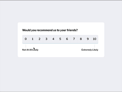 NPS Animation 0000ff animation app customer customer service design experience feedback gray invision invisionstudio net promoter score nps pisano question simple studio text ui web