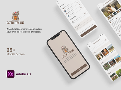 Cattle Trading admin panel branding design graphic design illustration logo mobile app uiux ux