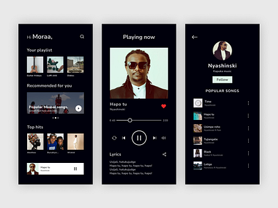 daily UI #9 | Music player app cards cleanui cuberto daily ui design figma graphic design mobile music music app player sketch ui ui8 ux xd