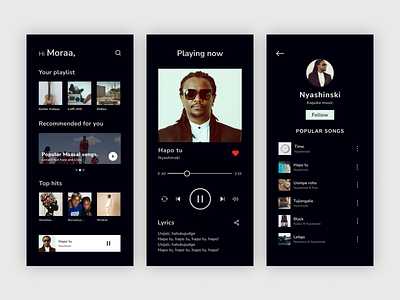 daily UI #9 | Music player