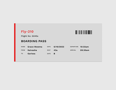 Boarding pass app boarding pass cards cuberto dailyui design figma graphic design ui ux