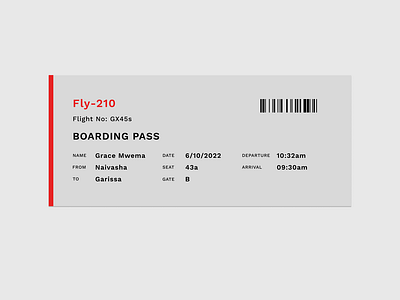 Boarding pass