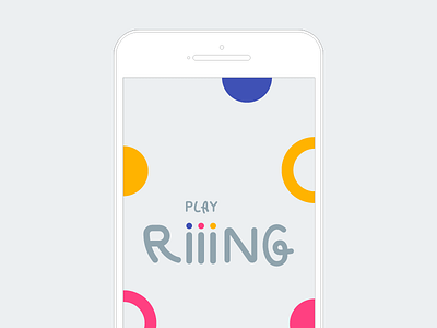play Riiing app launch app branding casual game ios mobile wip