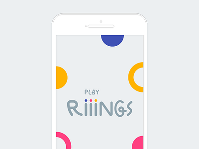 play Riiings app launch app branding casual game ios mobile wip