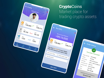 Mobile App UI UX crypto currency crypto exchange crypto wallet mobile app mobile app design mobile ui mobile ux ux