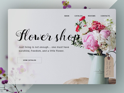 Flowers shop concept 2