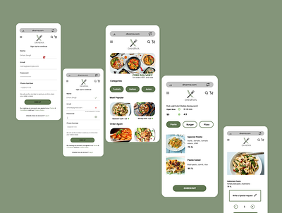 app delivery for restaurant 3d animation app app design branding design figma graphic design illustration logo motion graphics ui