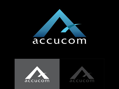 Accucom Logo branding logo