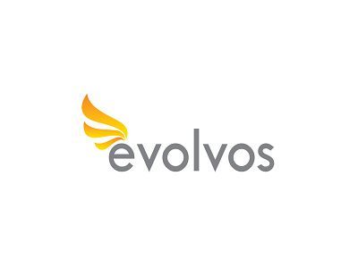 Logo - Evolvos logo orange yellow