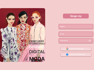 #DailyUI O desafio n.1 Criar uma página de Sign Up