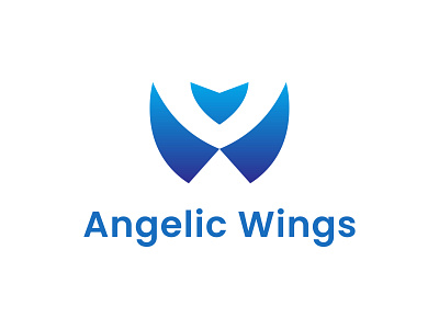 Angelic Wings best logo design branding business logo design ideas company logo creative design creative logo free logo design graphic design icon logo design ideas free