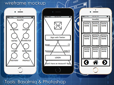 ReadPal Wireframe