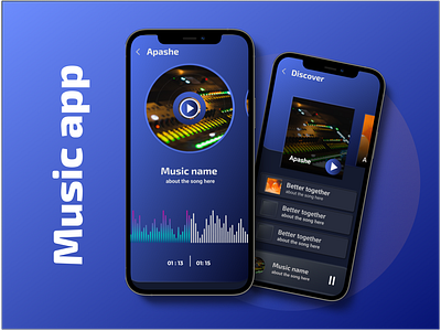 Music app design idea