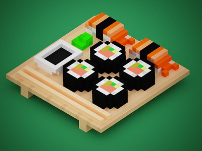 Voxel sushi