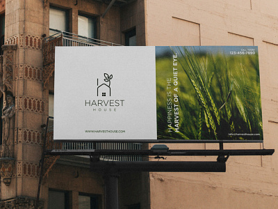 Harvest House - Signage Design agriculture app banner board branding business card design eco friendly graphic design greenhouse icon illustration logo minimal poster sign signage signage design typography vector