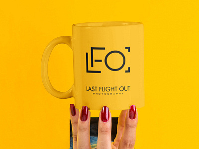 Last Flight Out Photography - Coffee Cup 3d animation branding business card coffee cup design graphic design illustration logo marketing marketing collaterals motion graphics nature photography picture studio typography ui ux vector