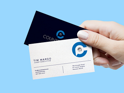 Counterpoint Wealth - Business Card Design 3d animation branding business business card card design consultant corporate design firm graphic design illustration letterhead logo minimal motion graphics office typography ui vector