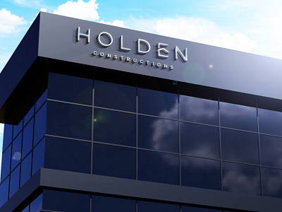 Holden Constructions - Logo Mockup