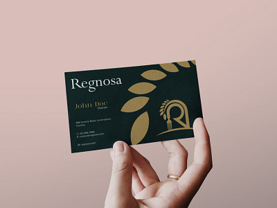 Regnosa - Business Card 3d adobe illustrator adobe phoroshop animation branding business card design graphic design illustration logo luxury brand minimal motion graphics stationery typography ui vector