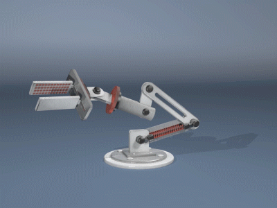 Rotating Robot Arm 3d animation arm cinema 4d loop modeling render robot