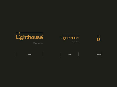 Lighthouse Logo Breakdown branding icon design logo design