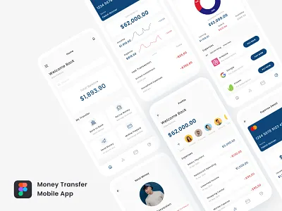 Money Transfer Mobile App banking app houx houx design studio houxdesignstudio minimal ui mobile app money money transfer money transfer mobile app ui design uiuxdesign ux design