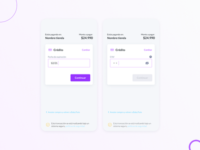 Payment Process Concept - Mobile Part 2