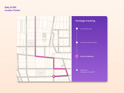 Location Tracker | Daily UI 020