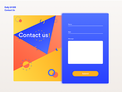 Contact Us | Daily UI 028