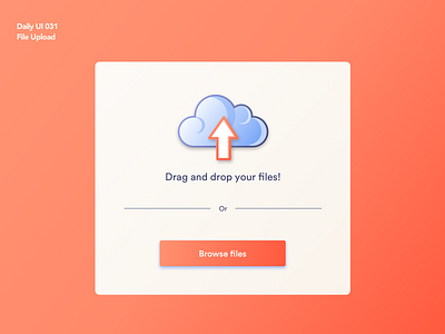 File Upload | Daily UI 031