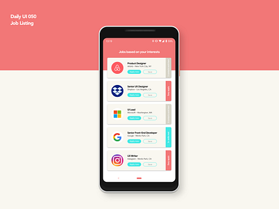 Job Listing | Daily UI 050